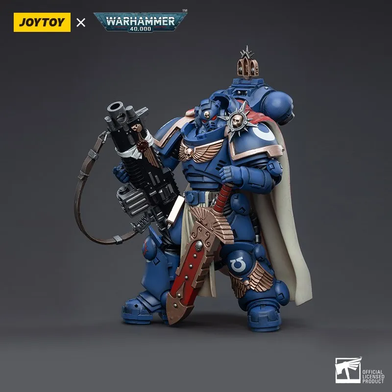 

Joytoy Dark Source Ultramarines 40k Commander Captain Patroyas Kowal With Master-Crafted Heavy Bolt Rifle Dolls Collectible Toys