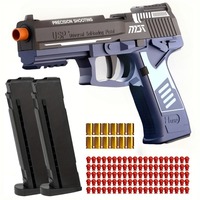 Throwing Shell USP Toy Gun Soft Bullet Launcher Outdoor Sports Shooting Game Educational Toys Gifts for Kids Boys Girls
