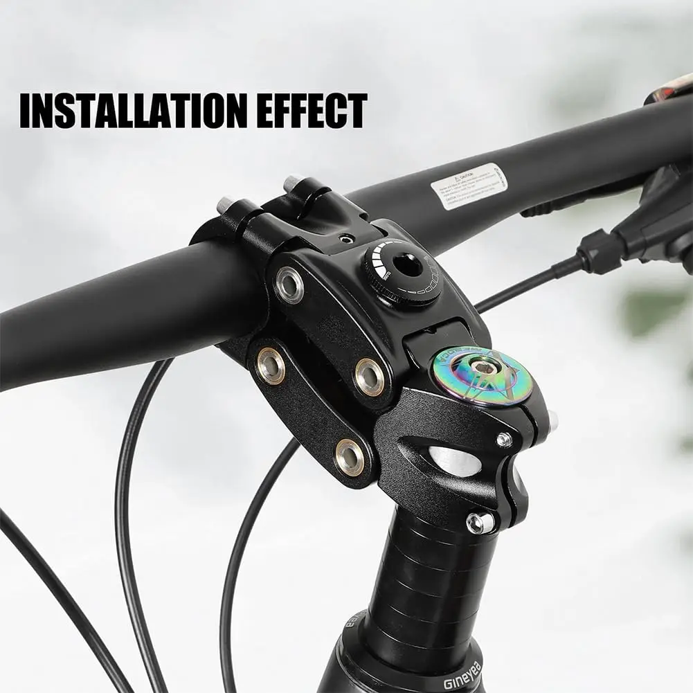 Aluminum Alloy MTB Bicycle Rod Suspension Bicycle Handlebar with Shock Absorber Riser for Road and Gravel Riding