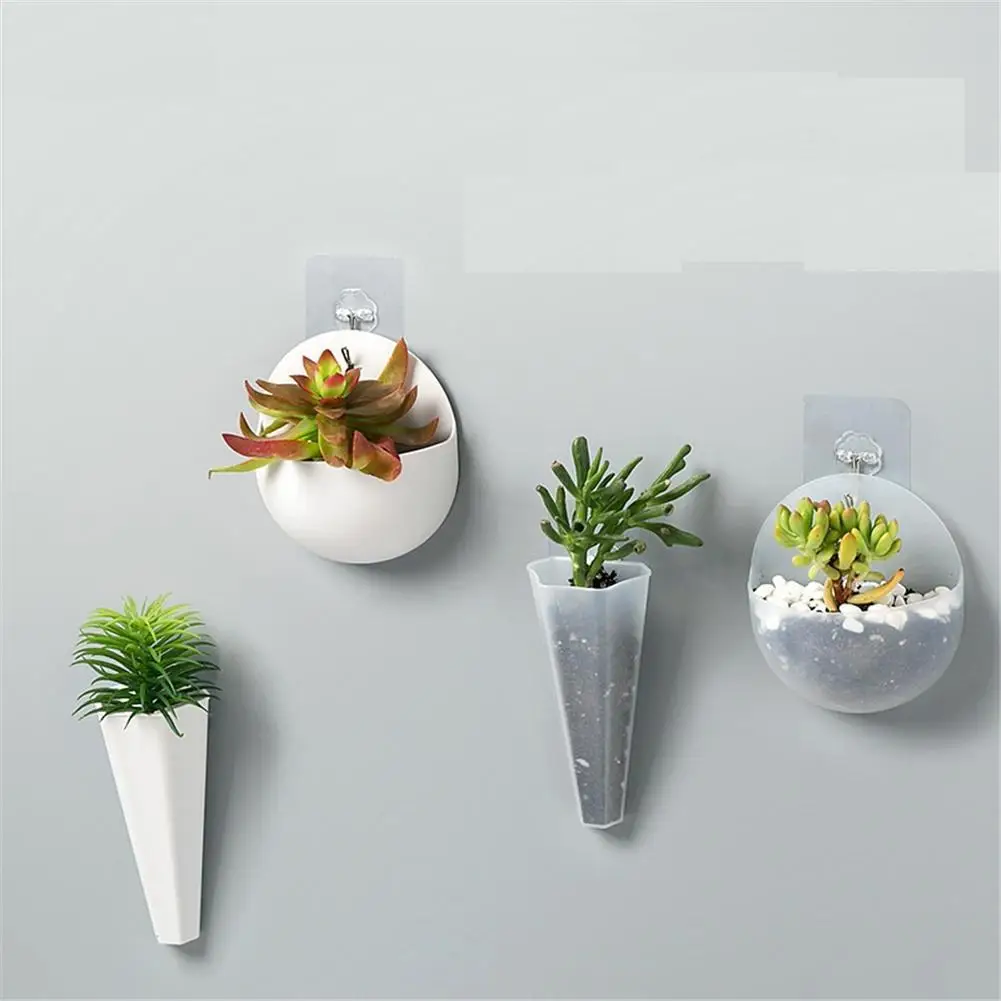 [ READY STOCK ] Multifunctional Wall-mounted  Vase Flower Pot Home Wall Decoration Ornaments