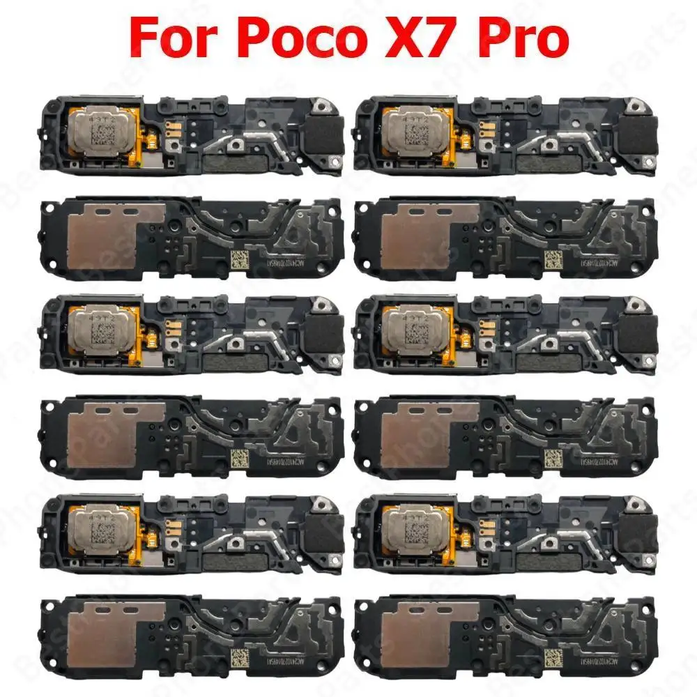 Loudspeaker For Xiaomi Poco X7 Pro X7Pro Loud Speaker Buzzer Ringer Sound Module Mobile Phone Spare Parts