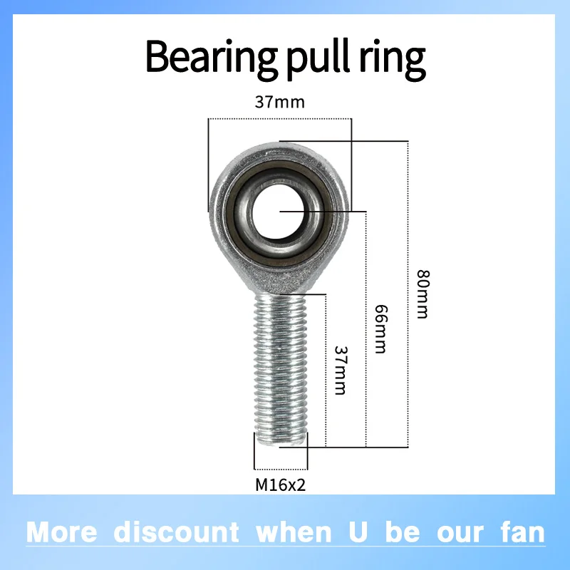 Fabrik Zylinder Fisheye Stangenende Gelenklager Universal Joint Kugelkopf Zubehör für Kraft Load Cell Wägesensor