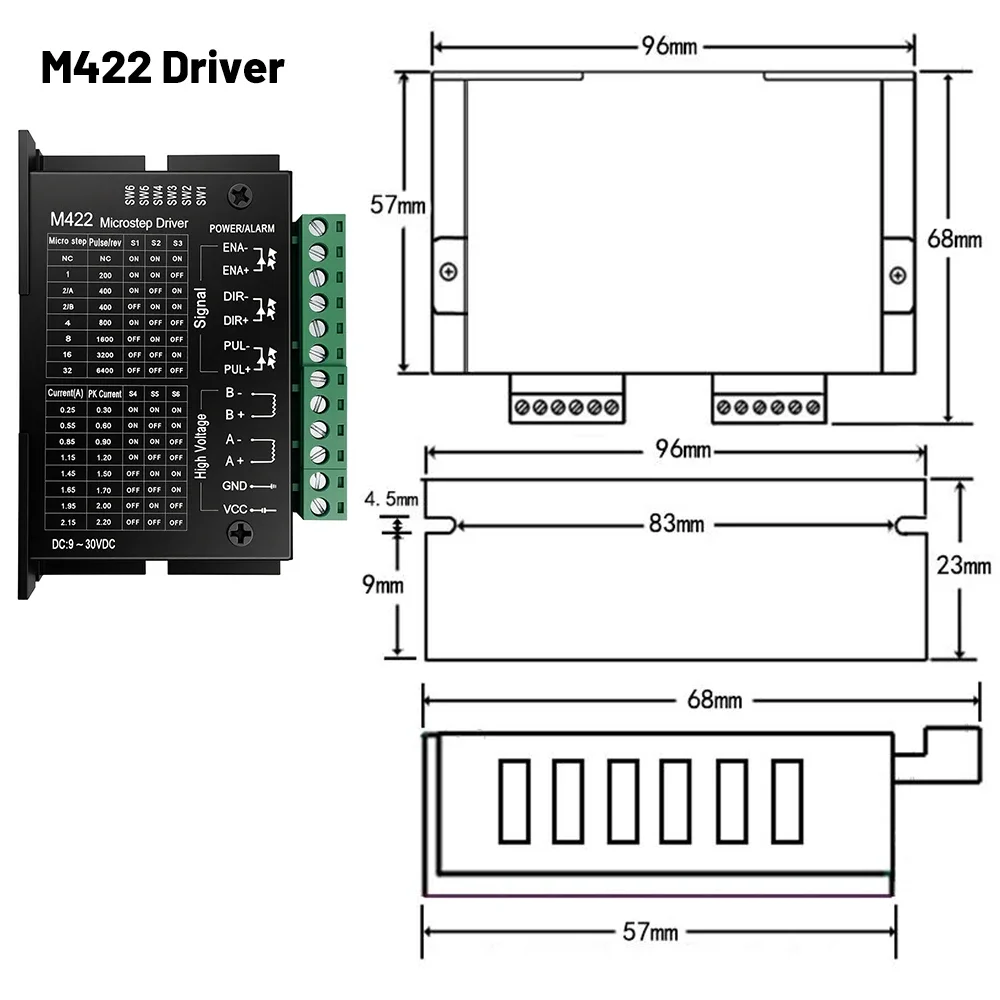 Mini Riel Deslizante Tipo T con Motor Paso a Paso NEMA11, Controlador y Sensor de Límite NPN, Kit de Actuador Lineal CNC para Eje XYZ