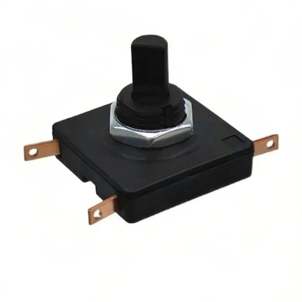 

5PCS Square 3-Pin 3-Gear Rotary Switch DC250V 6A DC125V 10A High Current Speed Control Switch for Electric Cooker Electric Fan