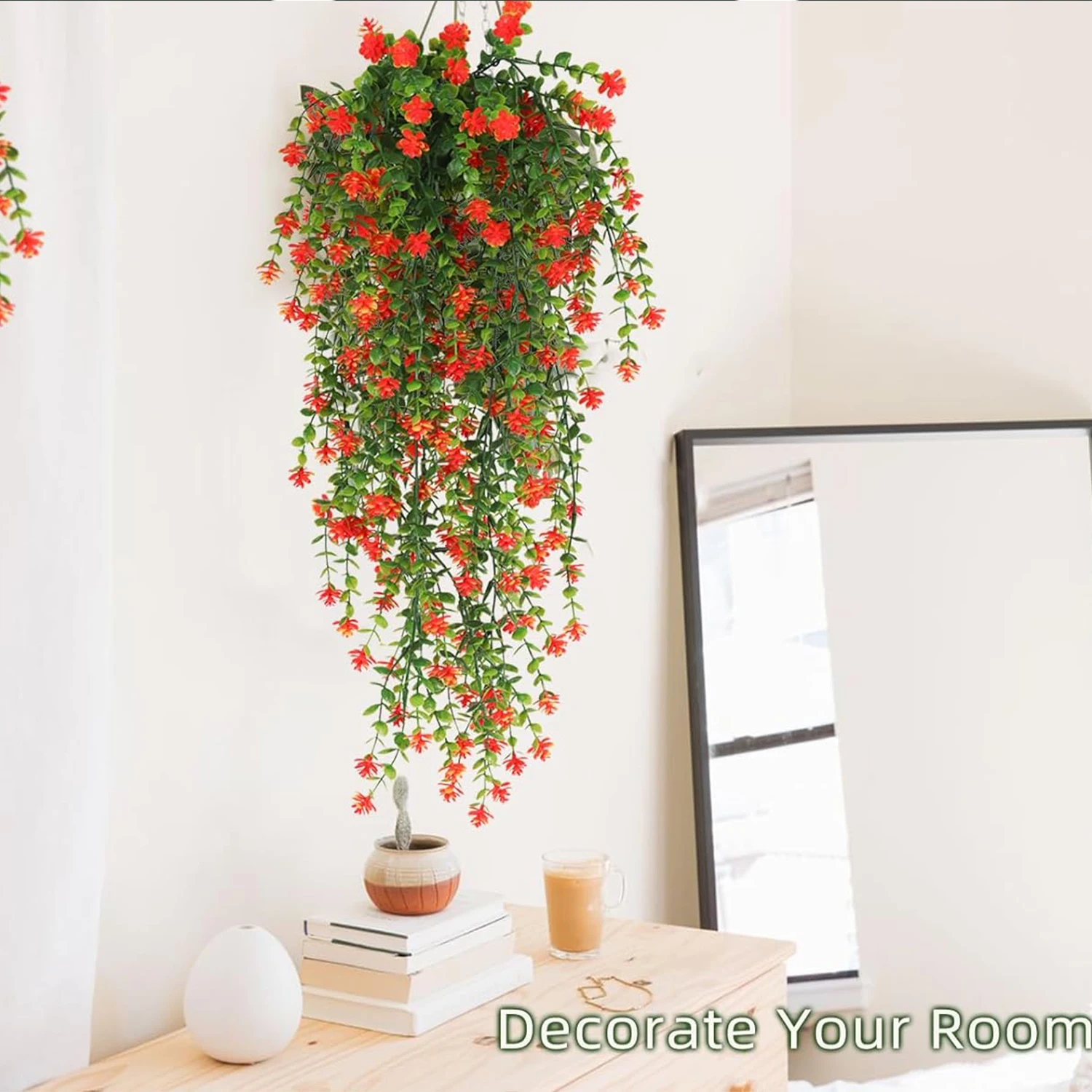 1/5 Stücke Künstliche Pflanzen Kunststoff Eukalyptus Kamelie Hochzeit Weihnachten Garten Hof Home Room Decor Outdoor DIY Geschenke Zubehör – Detail 9