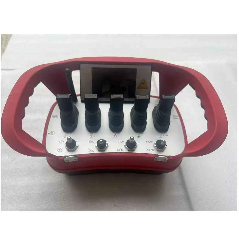 Five-Link Folding Crane Remote Controller Rechargeable Battery 100m Control Distance High Strength Engineering Plastics