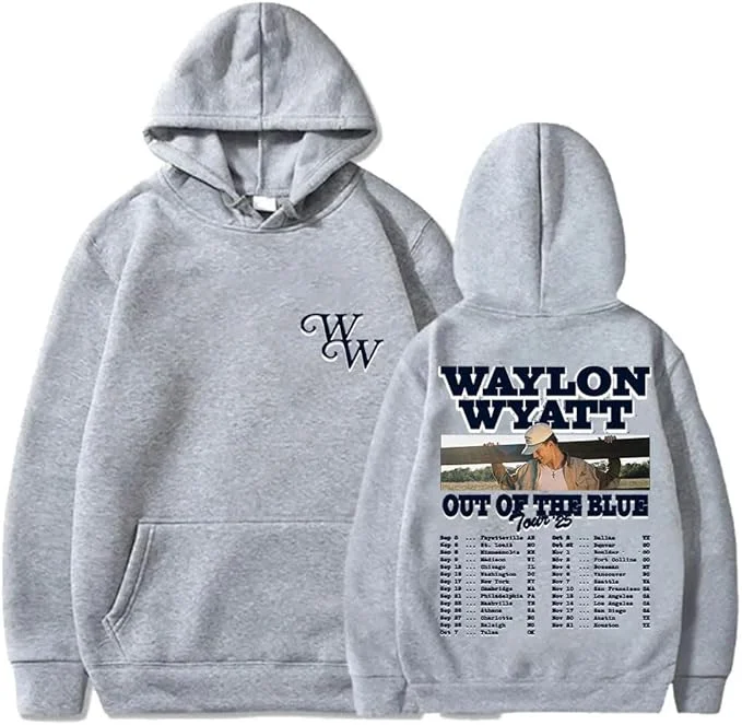 Waylon Wyatt Logo Hoodies Out Of The Blue Tour Merch Cosplay Damen Herren Mode Langarm Sweatshirts