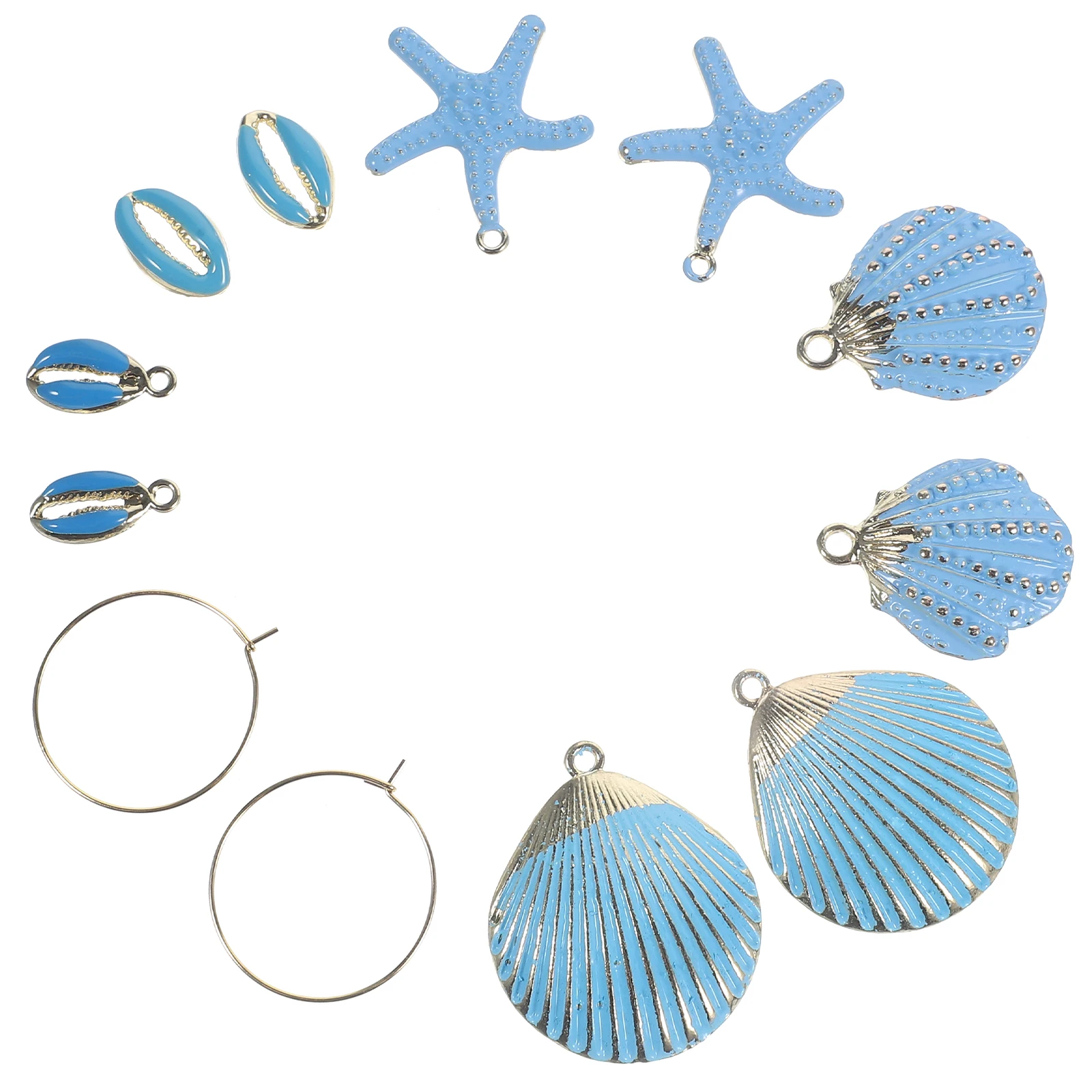 

Pink Shell Pendants Jewelry Making Charms H made Accessories Sea Star Design Bulk Dangle Drop Findings Ocean Theme Decorative