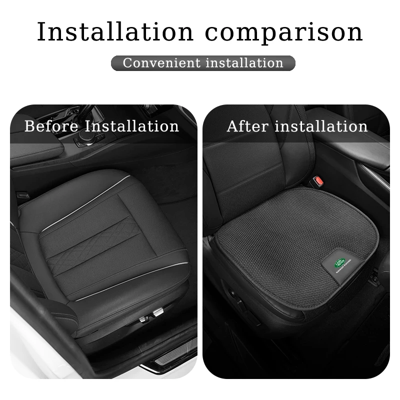 Car Seat Cover Front Rear Seat Ice Silk Cushion Pad Protective Mat For Landrover Freelander L2 LF Range Rover Evoque Discovery