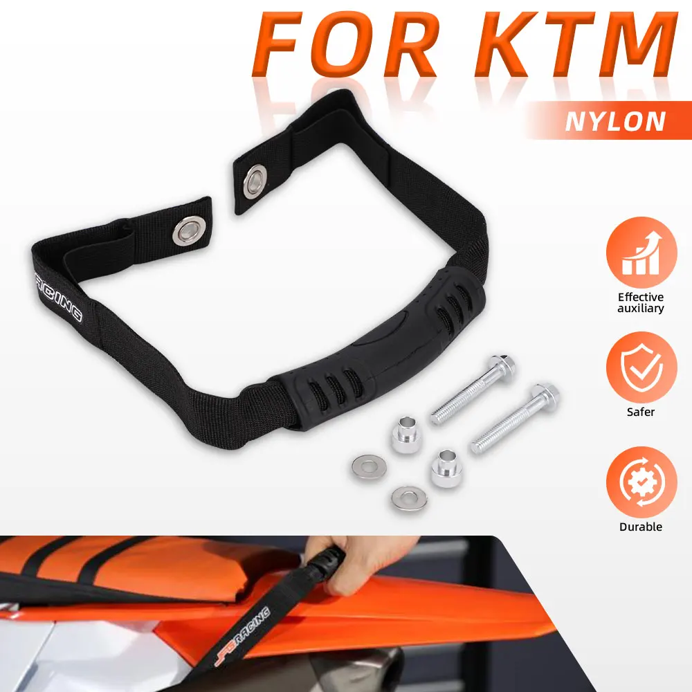 Heavy Duty Holding Fender Pull Strap Rescue Belt for KTM EXC SXF XCF XCW XCFW EXCF SMR Dirt Bike Off-Road Motorcycle Accessories