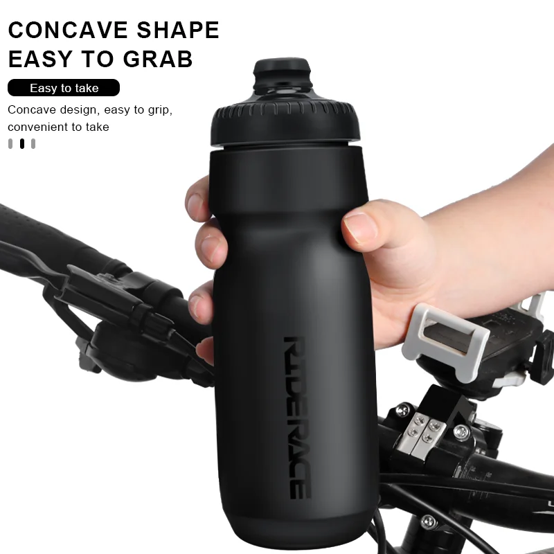 Sport-Trinkflasche Ultraleicht 550ML/650ML PP5 Tragbare Quetschflasche für Outdoor-Laufen Radfahren Fahrrad-Trinkflasche – Detail 5