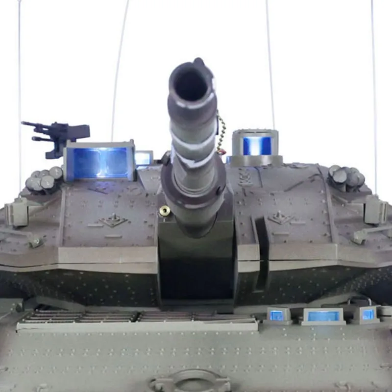 

RC Battle Tank Heng Long 1/16 IDF Merkava MK IV Full Metal Chassis TK 7.0 Barrel Recoil Laser Aiming Gearbox TH22666