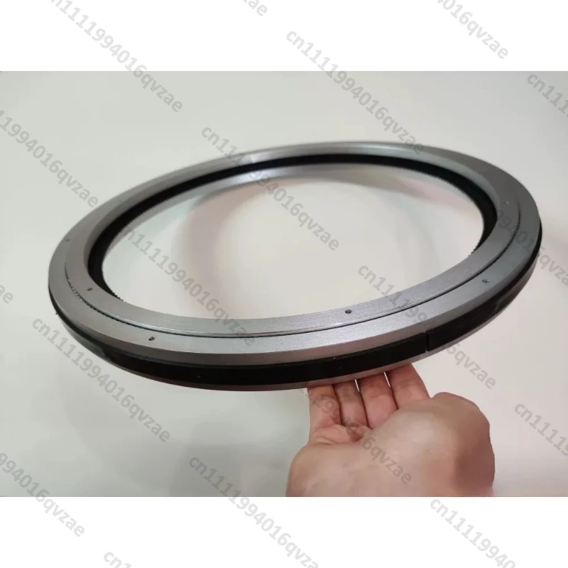 Electric Turntable Aluminum External Silent Motor Large Load Round Dining Table Tempered Glass Rotation