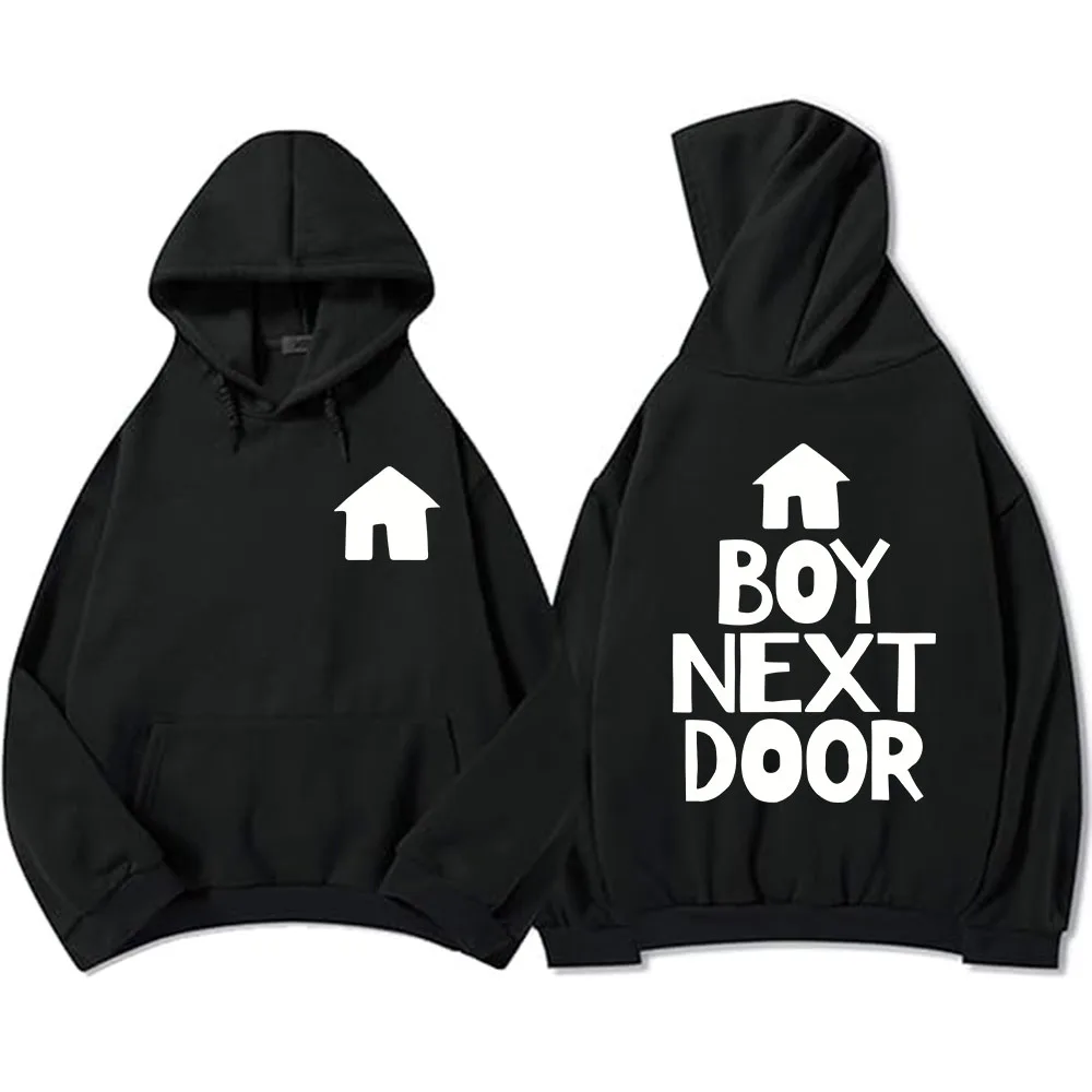 

Fashion Sudaderas Hombre Graphic Printing Sweatshirt Unisex Men Streetwear Boys Band BOYNEXTDOOR Hoodies Korean Winter Top