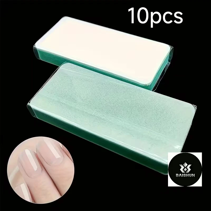 10Pcs Dual Sided Polishing Sponge Blocks Wet Dry Nail & Marble Polishing Pads, Foam Sanding Blocks Fit Electric Drill for Glass