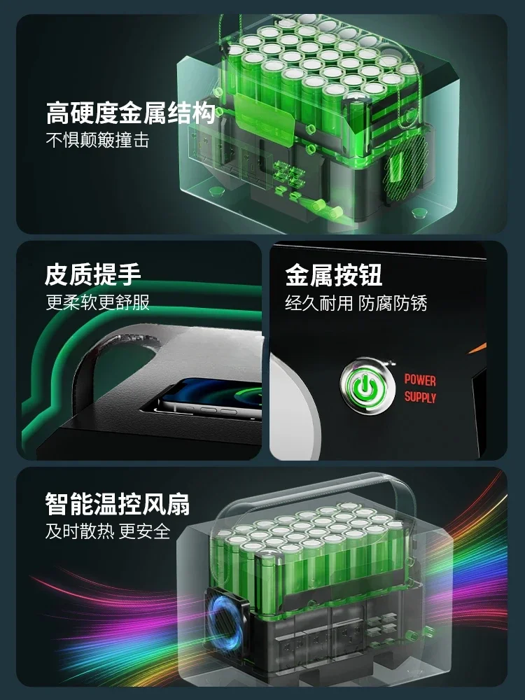 Portable Live Streaming Mobile Outdoor  Supply  Large Capacity with Socket  Computer  Energy