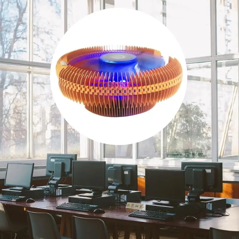 A9LF CPU Air Colerer CPU Radiator สำหรับ LGA 775 1150 1155 พัดลมระบายความร้อนแบบ Silent CPU