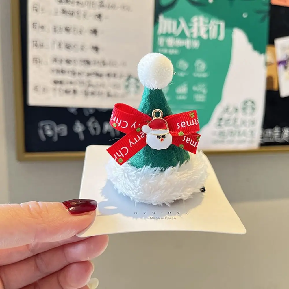

Merry Christmas Decor Santa Claus Korean Hair Accessories Children Hair Clip Christmas Costume Dress Up Christmas Hat Hairpin