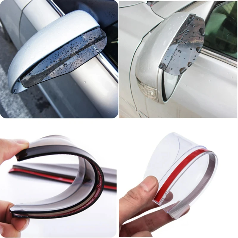 Car Window Visors For Mitsubishi Pajero V97 V93 MK4 2007~2021 Rainproof Deflector Windshields Rain Eyebrow Trims Car Accessories