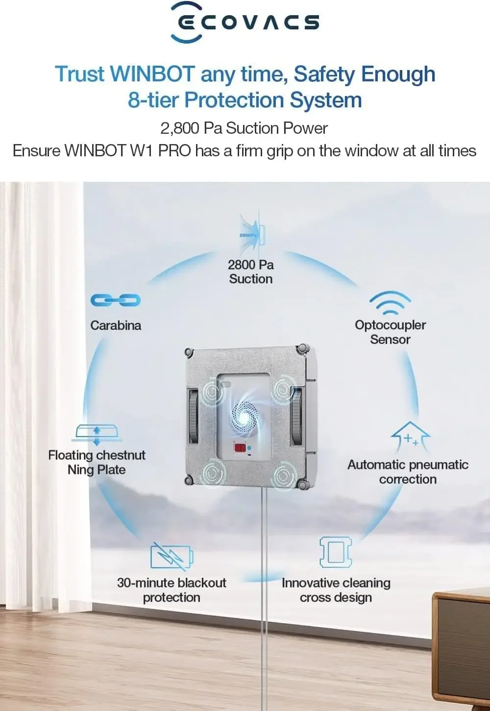 Winbot W1 Pro Window Cleaning