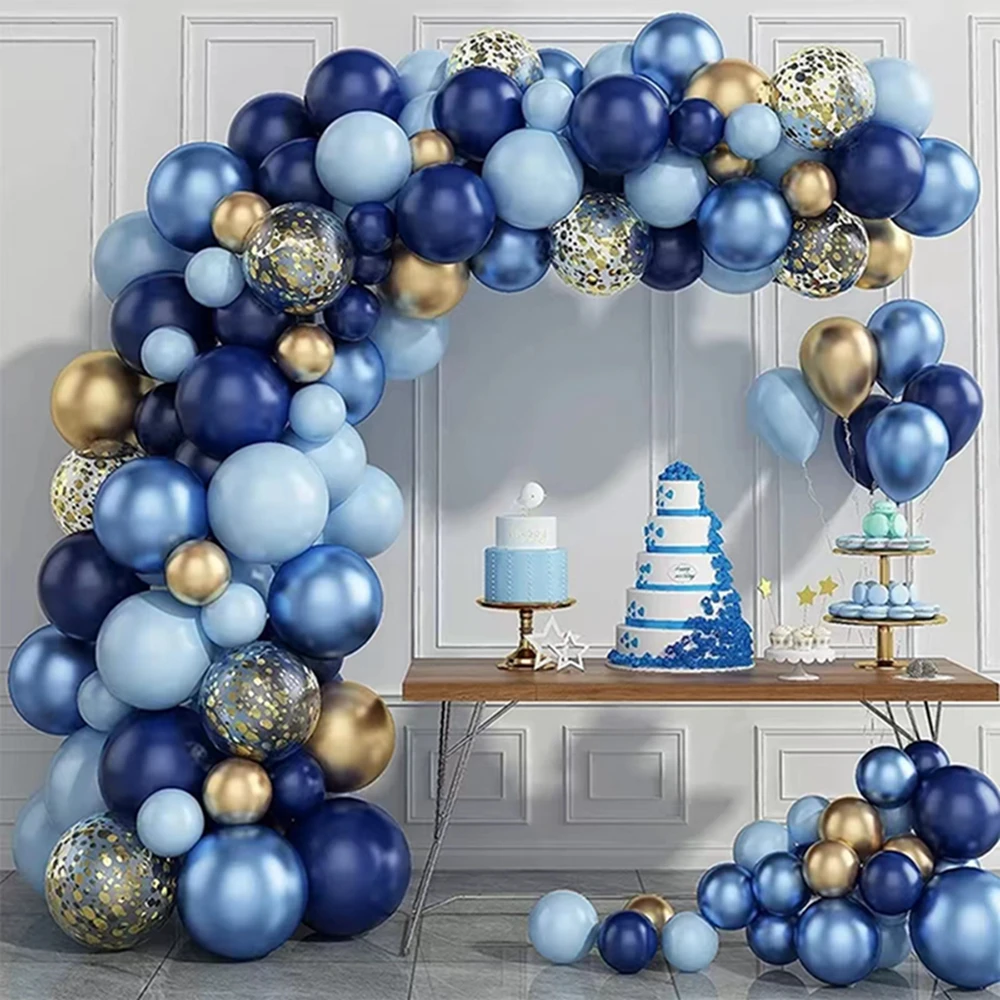 Bluey Silver Balloon Garland Arch Kit Confetti Ballons Birthday Party Decor Kids Baby Shower Graduation Decor Wedding Supply