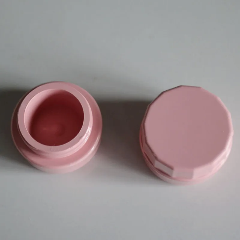 200pcs 3g Empty Plastic Jar Pots Transparent Sample Bottles Eyeshadow Cream Lip Balm Container Portable Makeup Jar