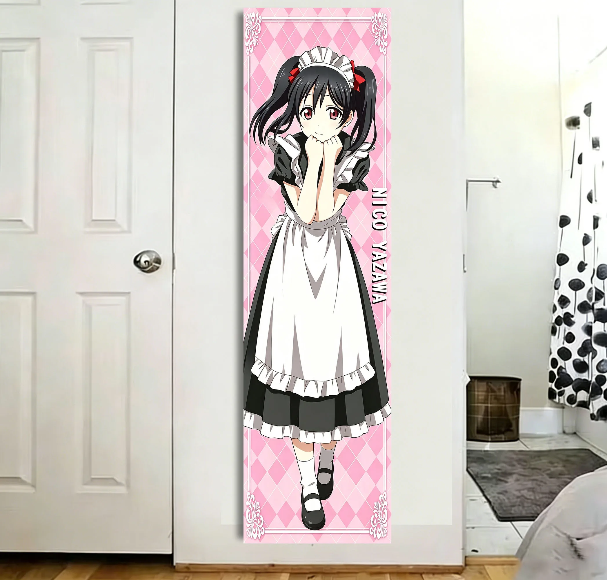 Nico Y-Yazawa Mogyutto Love de Sekkinchu Tapestry Wall Hanging Cute Kawai Background Cloth for Bedroom Dorm Aesthetic Decor