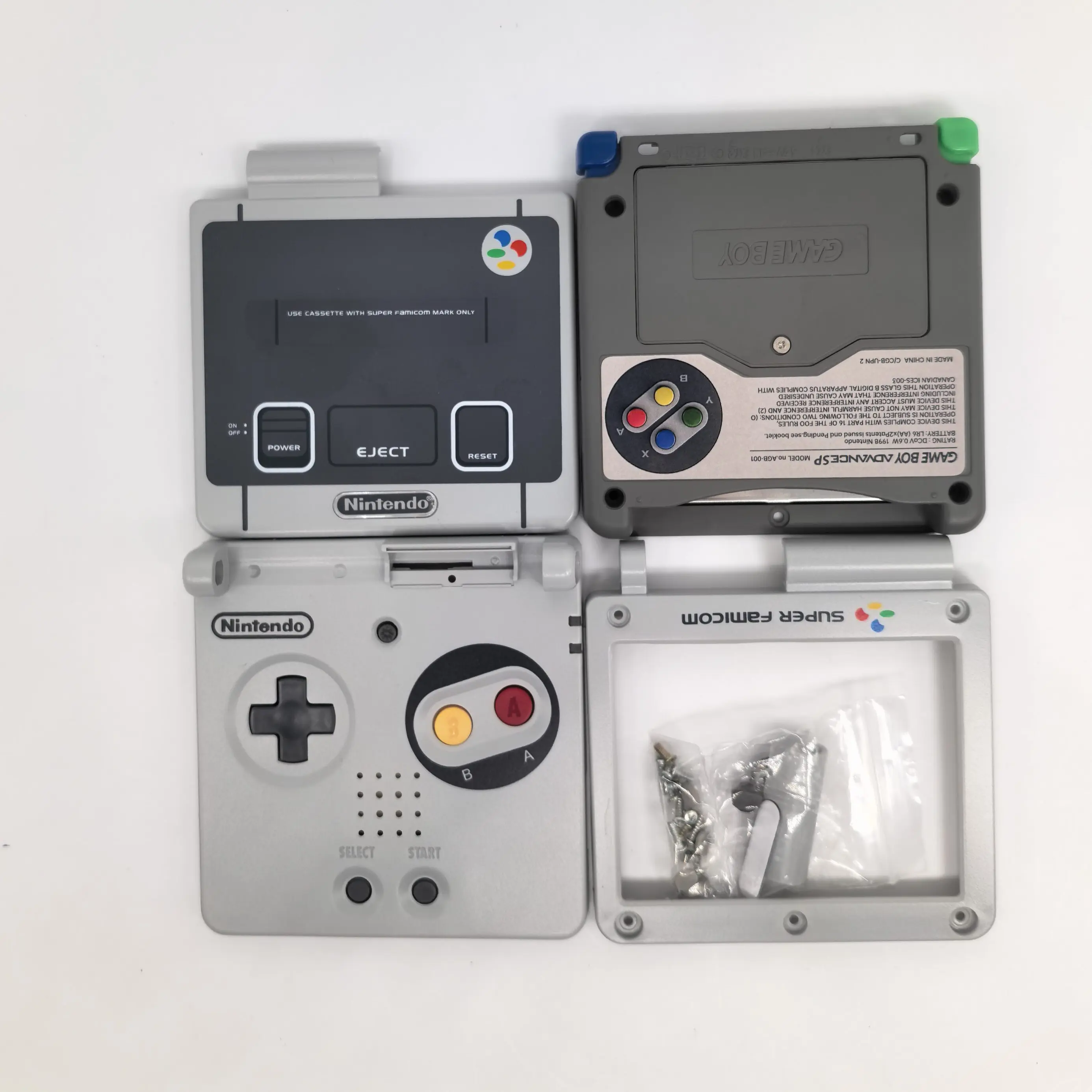 For Gba Sp Game Console Shell Gba Sp Limited Edition Shell Gba Sp Shell Limited Replacement Shell Gba Sp Protective Shell