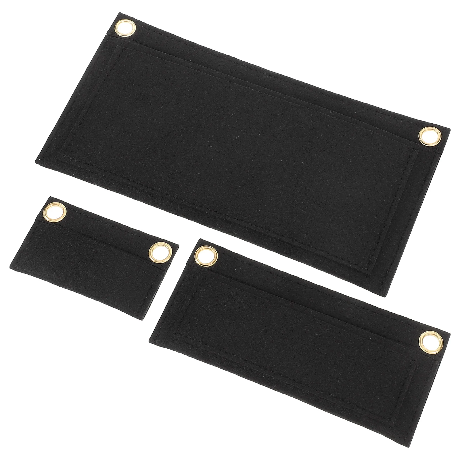 

3pcs Remodeling Kit Felt Bag Organizer Clutch Liner Envelope Wallet Storage Purse Travel Purse Insert