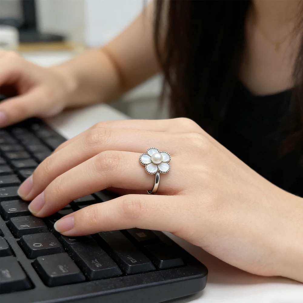 Vintage ring met parel en pare - Formal Wear Jewelry For Women recensie en prijs