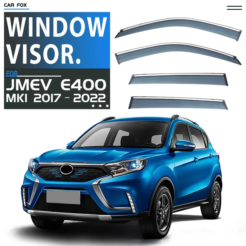 

For JMC JMEV E400 Car Window Visor Awning Shelters Windshield Side Window Rain Sun Shade Auto Accessories 2017-2022