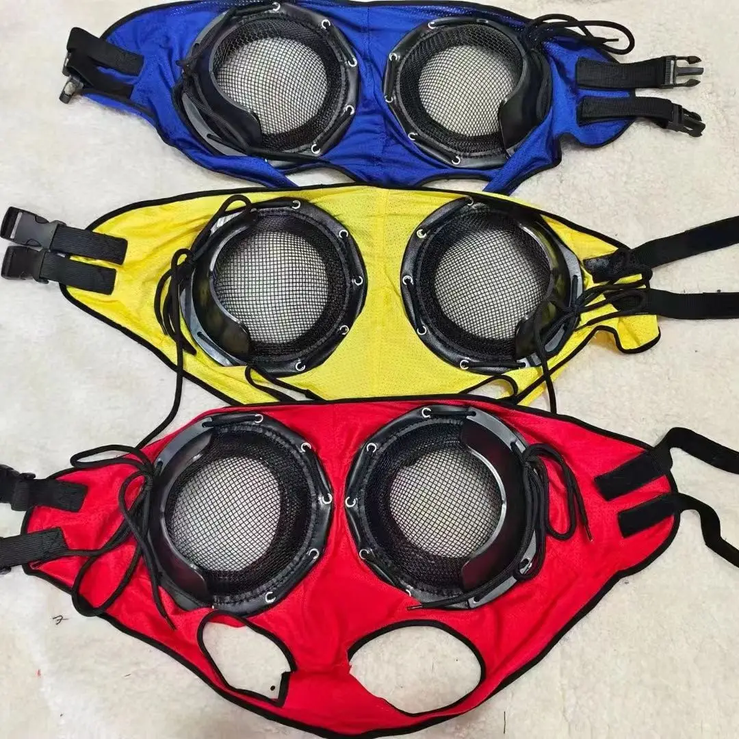 Horse Racing Eye Mask Harness Windproof Eye Mask Speed Racing Eye Mask with Mesh Eye Mask to Prevent Trachoma