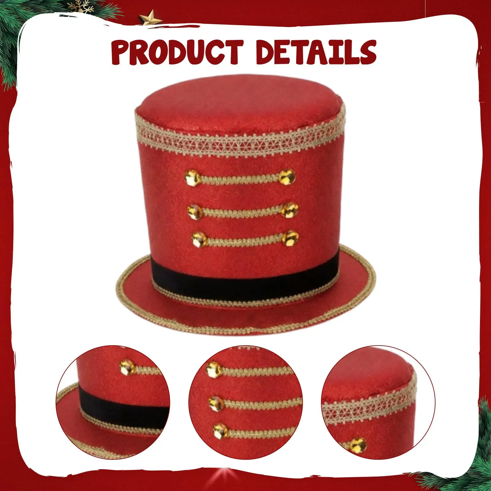 Impreza w stylu Dziadka do Orzechów, Kapelusz, Perkusista, Mardi Gras, Majoretka, Dyrektor Zabaw, Mały cylinderek