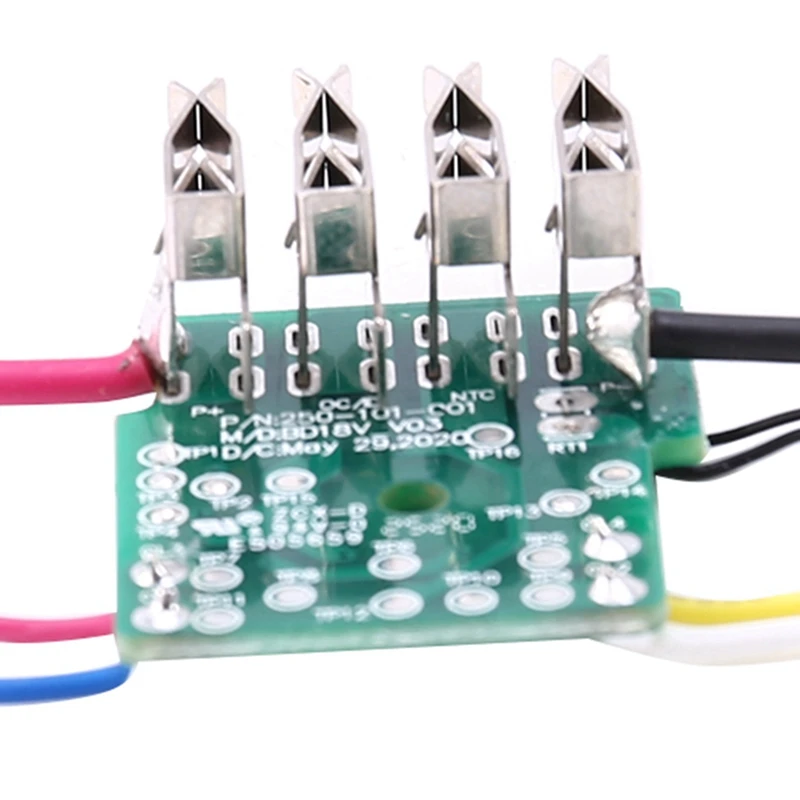 PCB del circuito di protezione della ricarica della batteria agli ioni di litio 4X per la batteria degli utensili elettrici Black Deckers 20V LB20 LBXR20