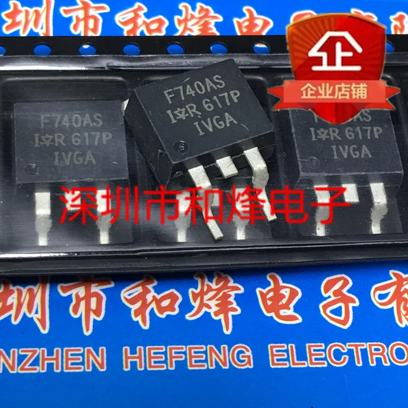 Original 6PCS/lot IRF740AS   TO-263  400V 10A