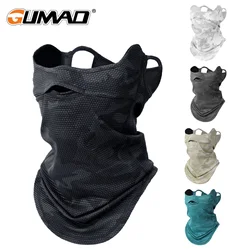 Cycling Bandana Scarf Hanging Ear Camo Tactical Breathable Face Mask Sport Hiking Bicycle Camping Riding Outdoor Ski Neck Cover