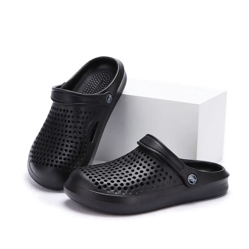 Couple Style Trendy Spring/Summer New Eva Soft Thick-Soled Casual Fashion Comfortable Closed-Toe Clogs Suitable for Home, Outdoor, Commuting, and Everyday Versatile Use