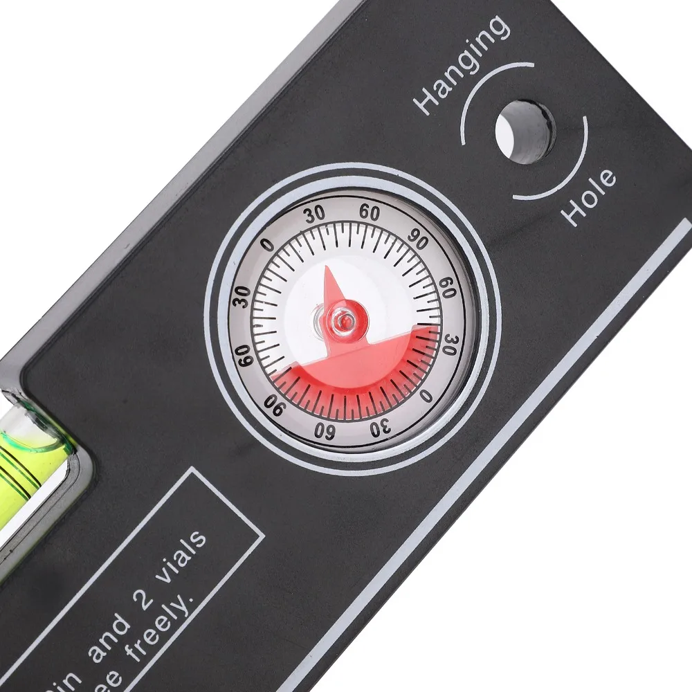 Portable ABS Spirit Level Magnetic Mini Size Bubble Level Anti Drop High Precision Level Ruler Home DIY