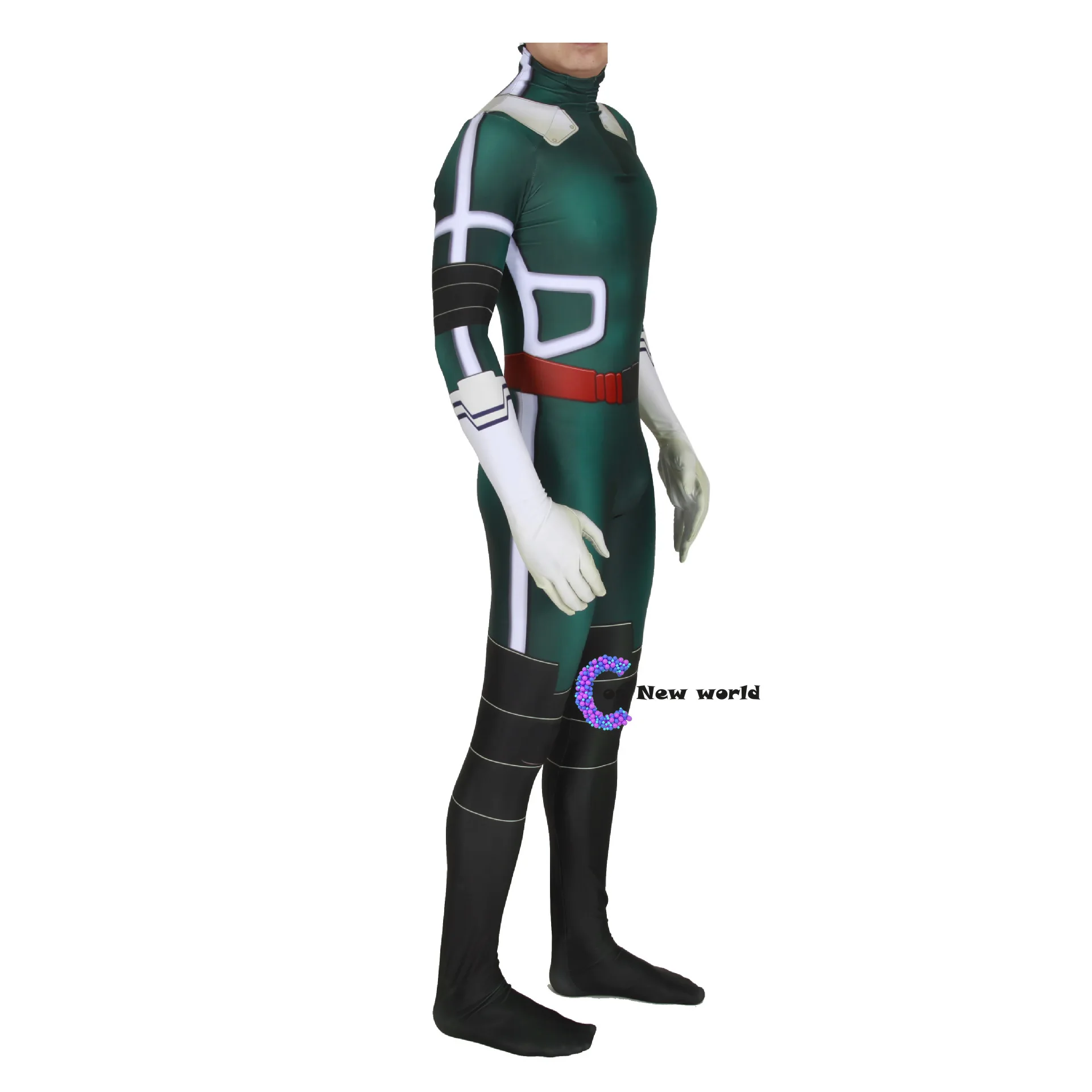 2020 New My Hero Academia Midoriya Izuko Deku costumi Cosplay uomo donna ragazze Zentai Suit Halloween body per bambini adulto