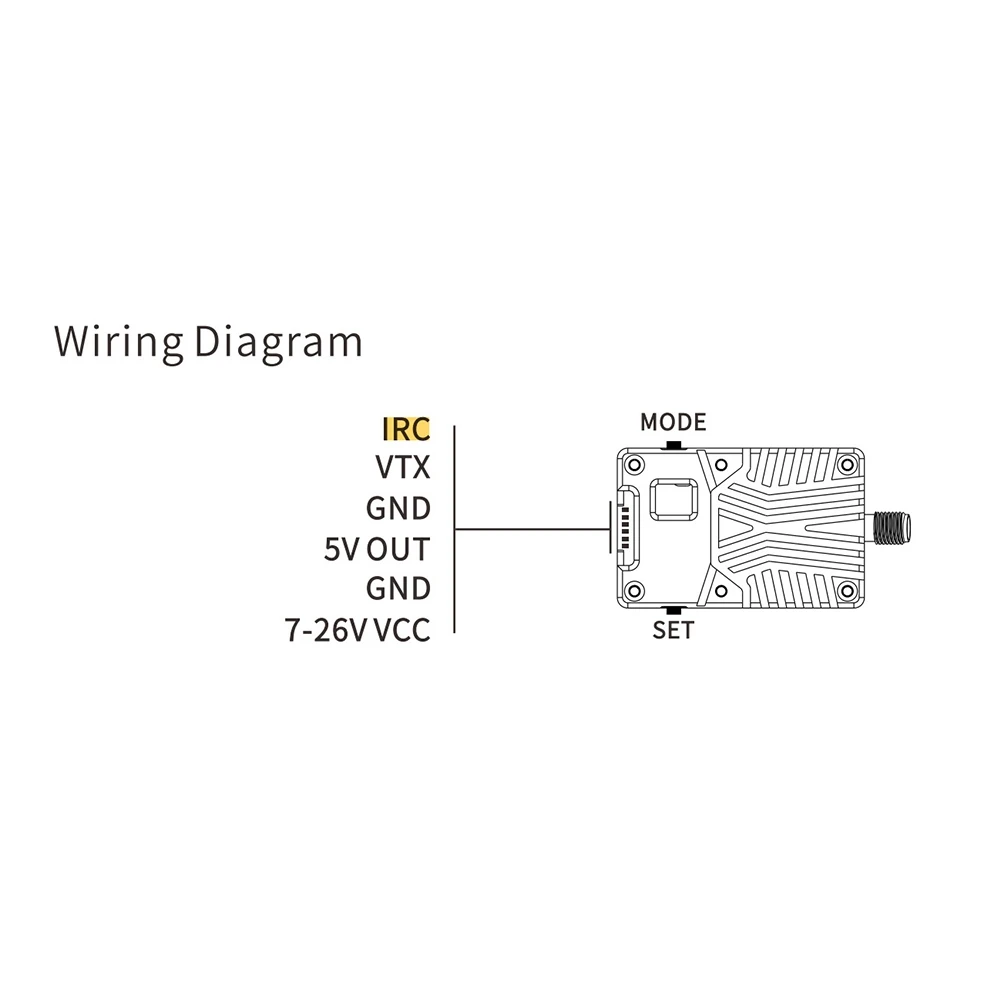 

T31C-ATOMRC TX2500 4.9G-5.8G 2.5W VTX FPV Videotransmitter 800/1600/2500Mw Supports X/Low Band For RC FPV Drone