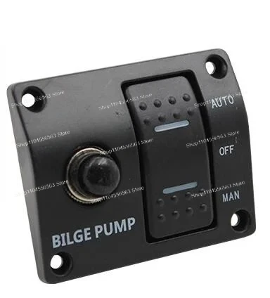 Bilge Pump Panel Switch SFSP-015-02 12V-24V Automatic Float Switch for Boat Marine Electrical System