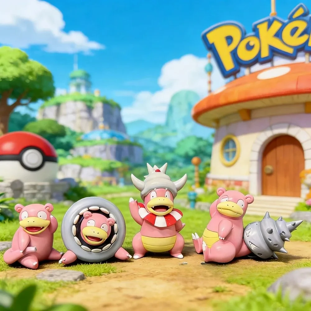 55-10cm-anime-pokemon-figure-slowpoke-combination-action-figures-pvc-statue-desktop-ornamen-collection-model-toys-gifts