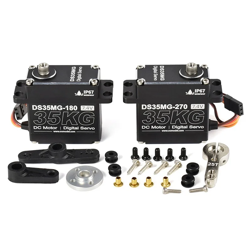 

A49K-35KG RC Servo Motor Waterproof Digital Servo High Torque Metal Gear Servo For RC Car Robot Mechanical Arms