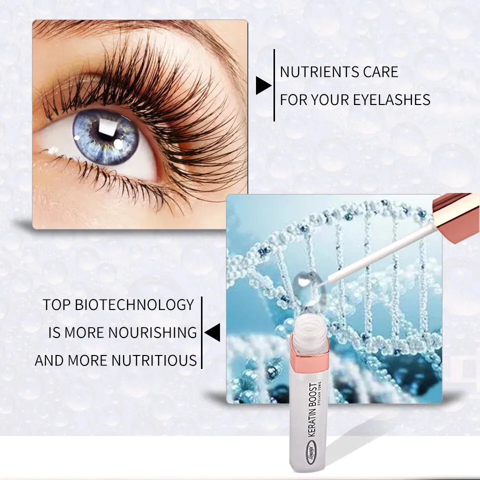 10 bottiglie Lomansa 6ml Lash Lifting cheratina Boost per ciglia permanente corea soluzione nutritiva protegge rafforza le ciglia