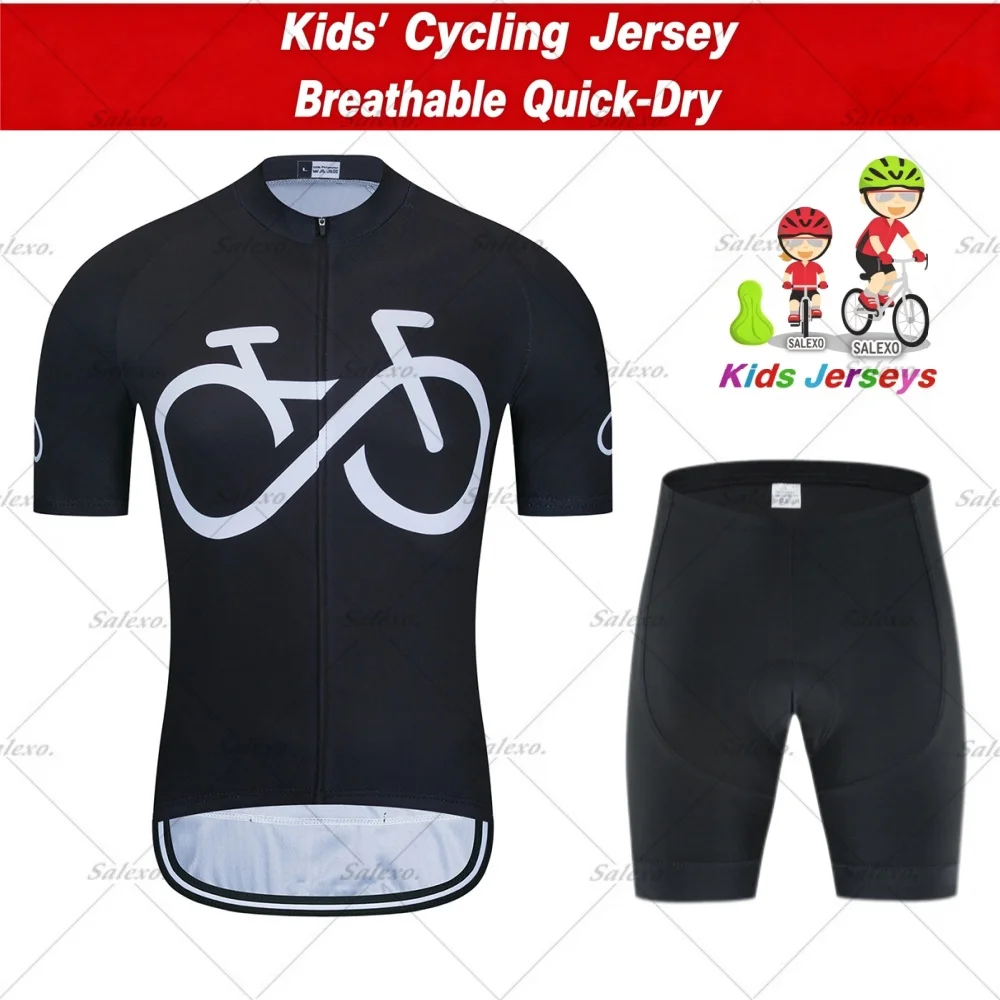 

2026 Childrens Cycling Clothes Summer Kids Shorts Jersey Biking Suit Boys Girls Clothes MTB Children's Cycling Wear Equipment