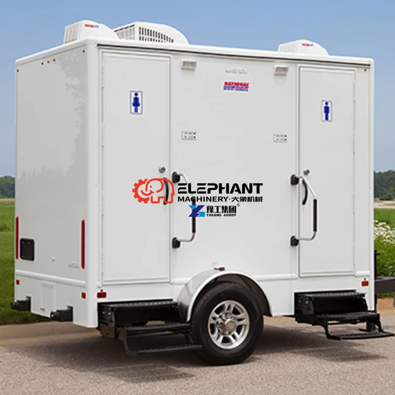 Mobile Toilet Trailer Wholesale Price Portable Toilets Trailer Outdoor Public Portable Restroom Trailer for Sale with Toilet
