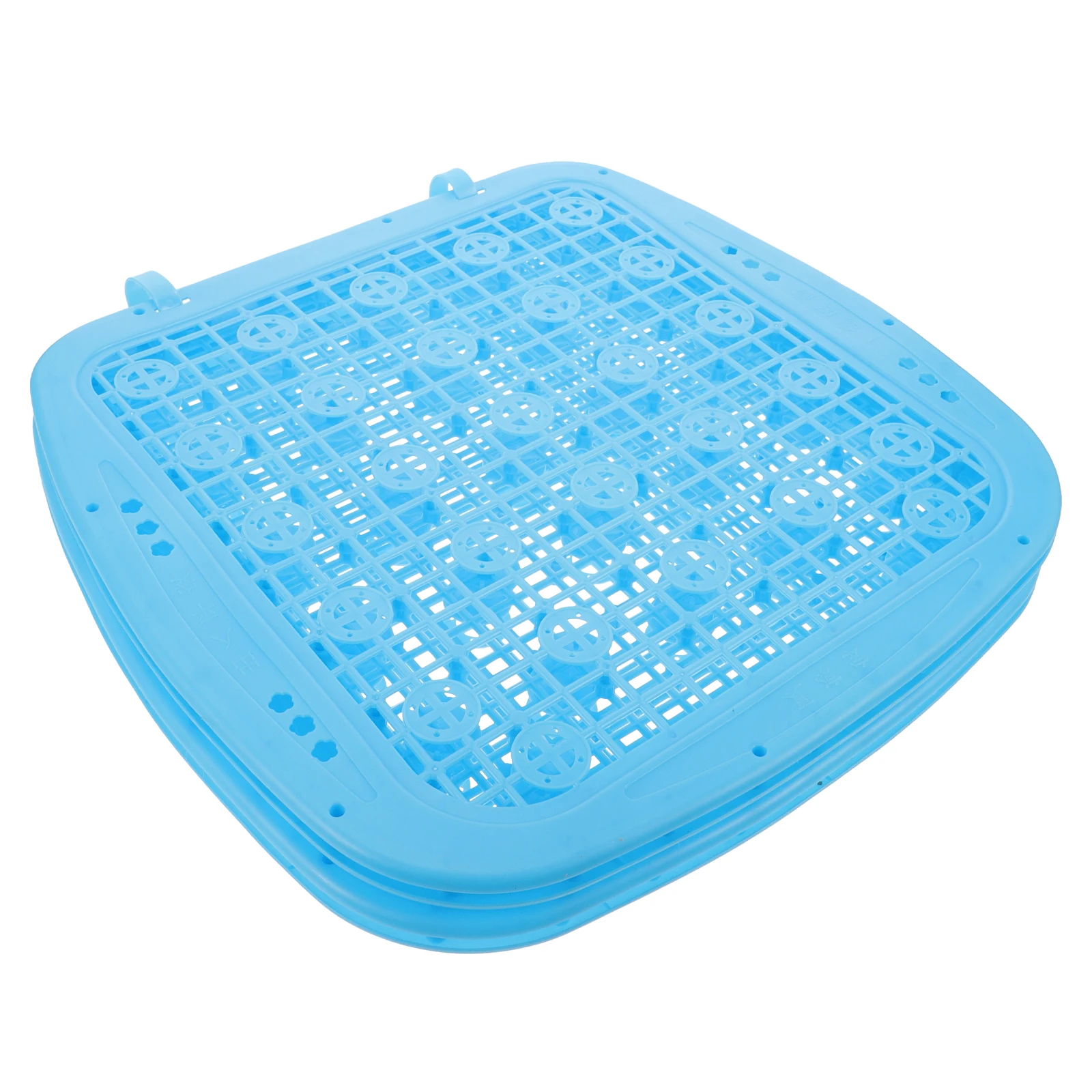 

Summer Plastic Seat Cushion Double Layer Blue Universal Car Truck Van Seats Pad Ventilated Comfortable Easy Clean