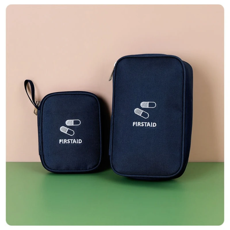 Kit de primeiros socorros mini saco de viagem caixas de comprimidos bolsa de medicina suprimentos portáteis domésticos caminhadas enfermagem oxford pano saco de armazenamento