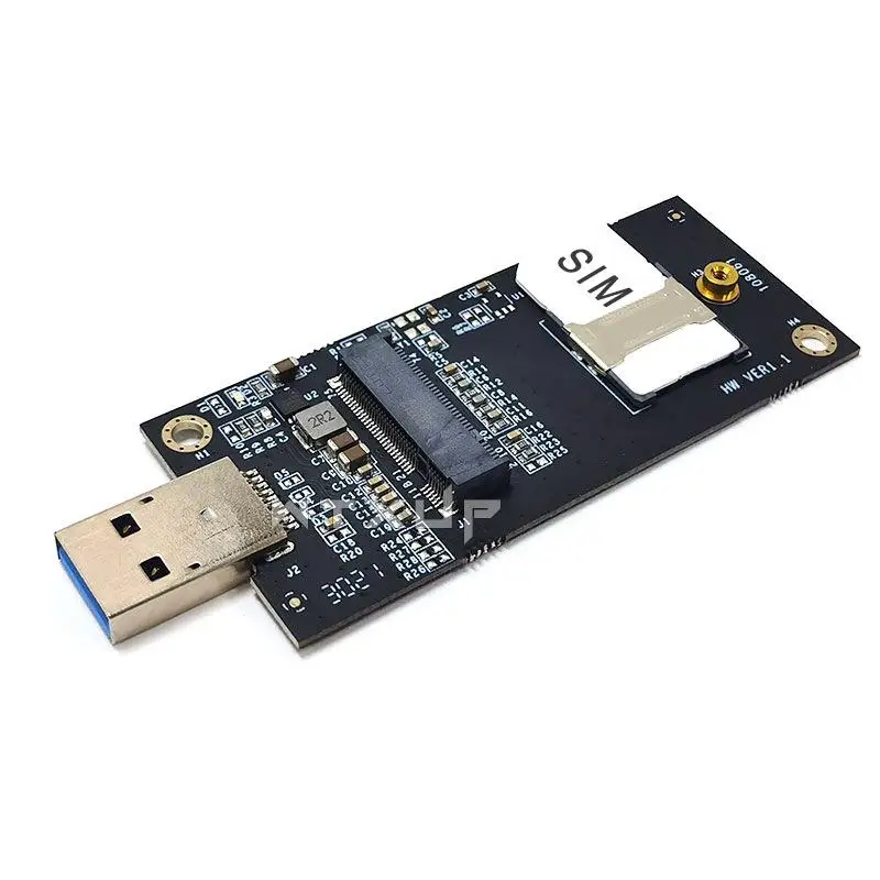 1 Set DW5821E M2-NGFF DW5811e DW5816E EM7455 L860-GL USB3.0 Expansion Card For 3G/ 4G/ 5G LTE Module M2 USB Adapter