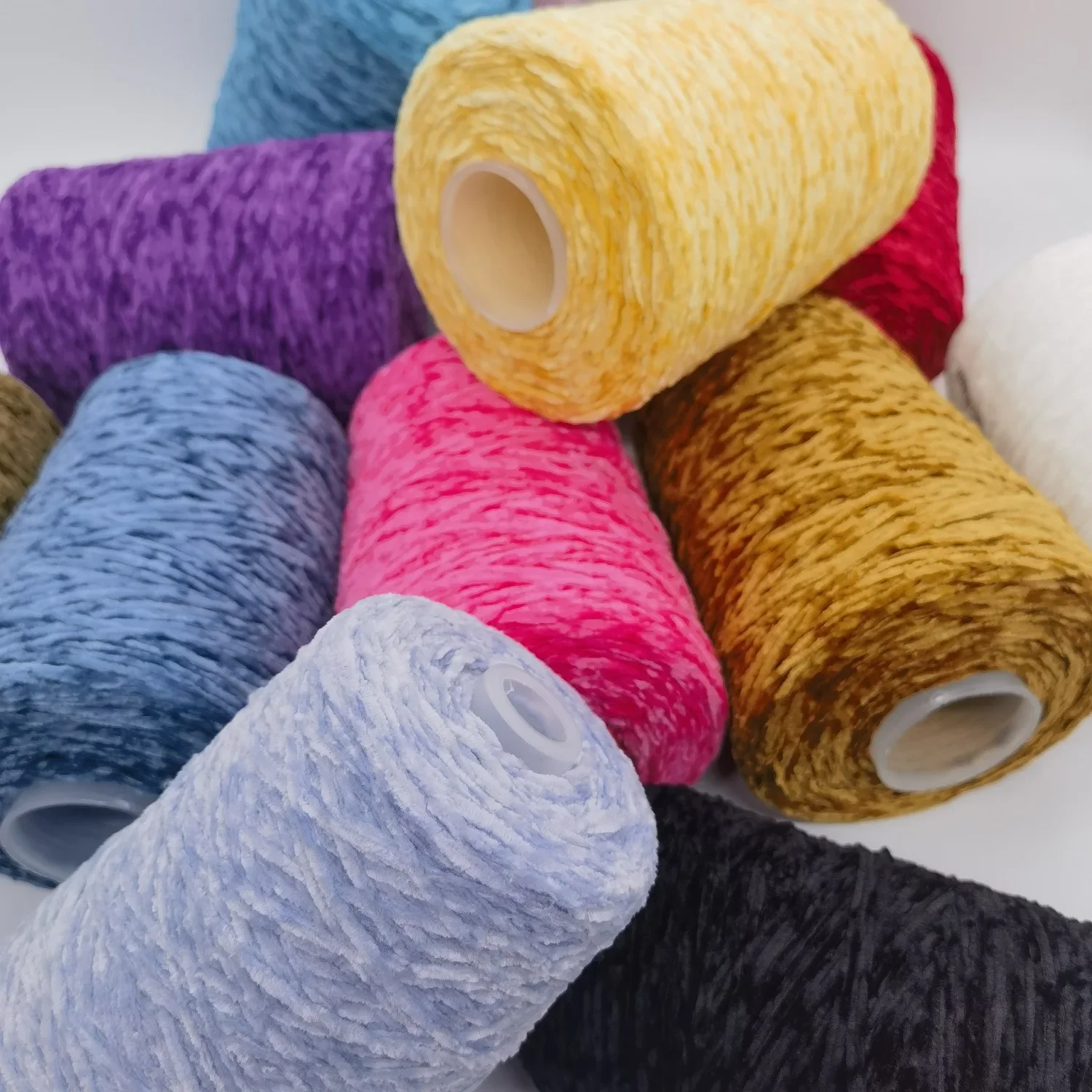 500g Chenille Yarn Crochet Yarn Super Soft 100% Polyester Accessories Dolphin Baby Plush Yarn Soft for Knitting